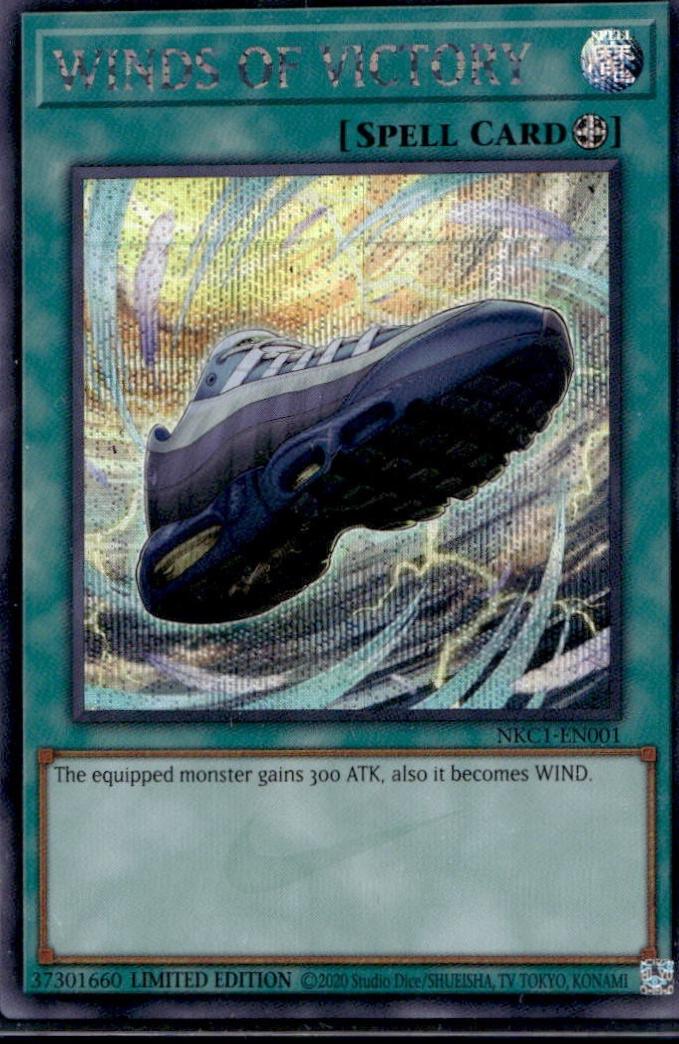 【WINDS OF VICTORY】NKC1-EN001 カード/遊戯王 ナイキ Yu-Gi-Oh x Nike Winds of Victory Air Max Muscle 95 Spell Card
