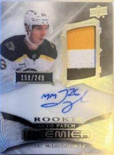 Marc McLaughlin #PRA-MC Hockey Cards 2022 Upper Deck Premier Rookie Auto Jersey