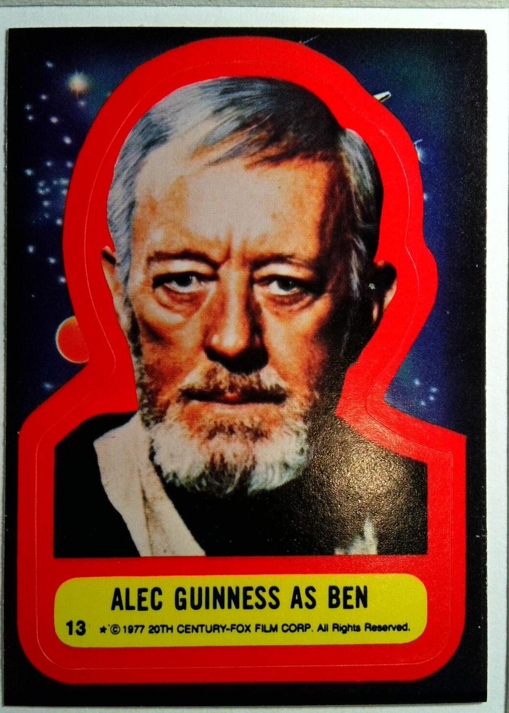 Alec Guinness as Ben Kenobi #195 1977 Topps Star Wars