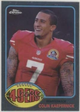 Colin Kaepernick #T60-CK Football Cards 2015 Topps Chrome 60th Anniversary