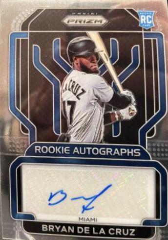 Bryan De La Cruz #RA-BD 2022 Panini Prizm Baseball Rookie Autographs