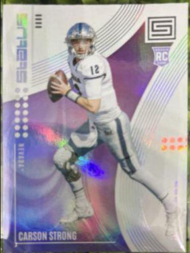 Carson Strong #23 Football Cards 2022 Panini Chronicles Draft Picks Status