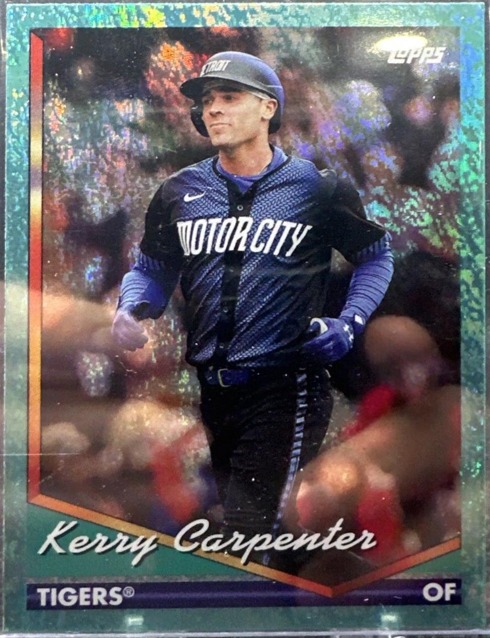 Kerry Carpenter [Aqua Sparkle Foilboard] #282