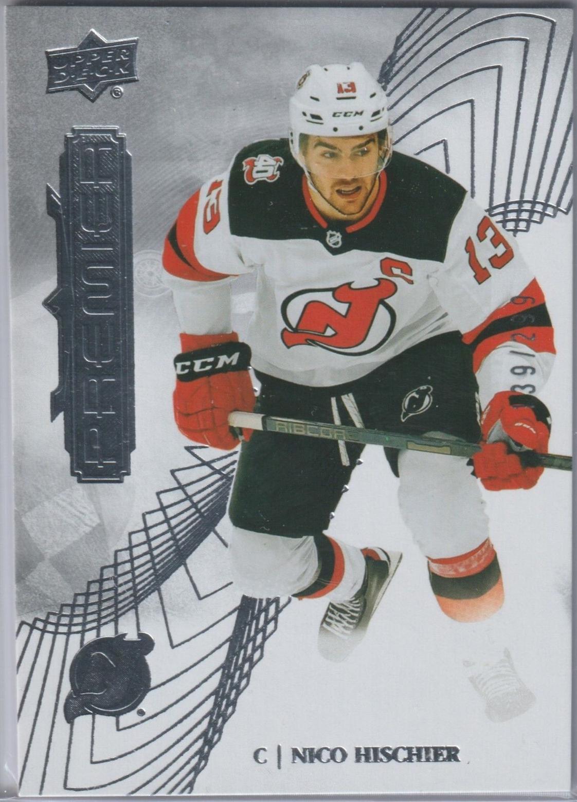 Nico Hischier #4 Hockey Cards 2022 Upper Deck Premier