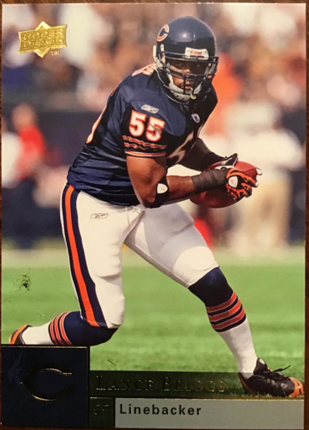 Lance Briggs #39 Football Cards 2009 Upper Deck