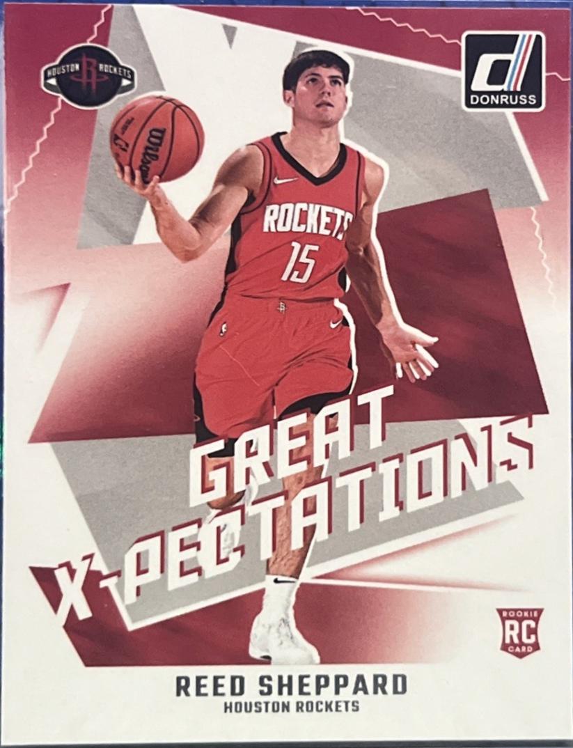 Reed Sheppard #15 Basketball Cards 2024 Panini Donruss Great X-Pectations