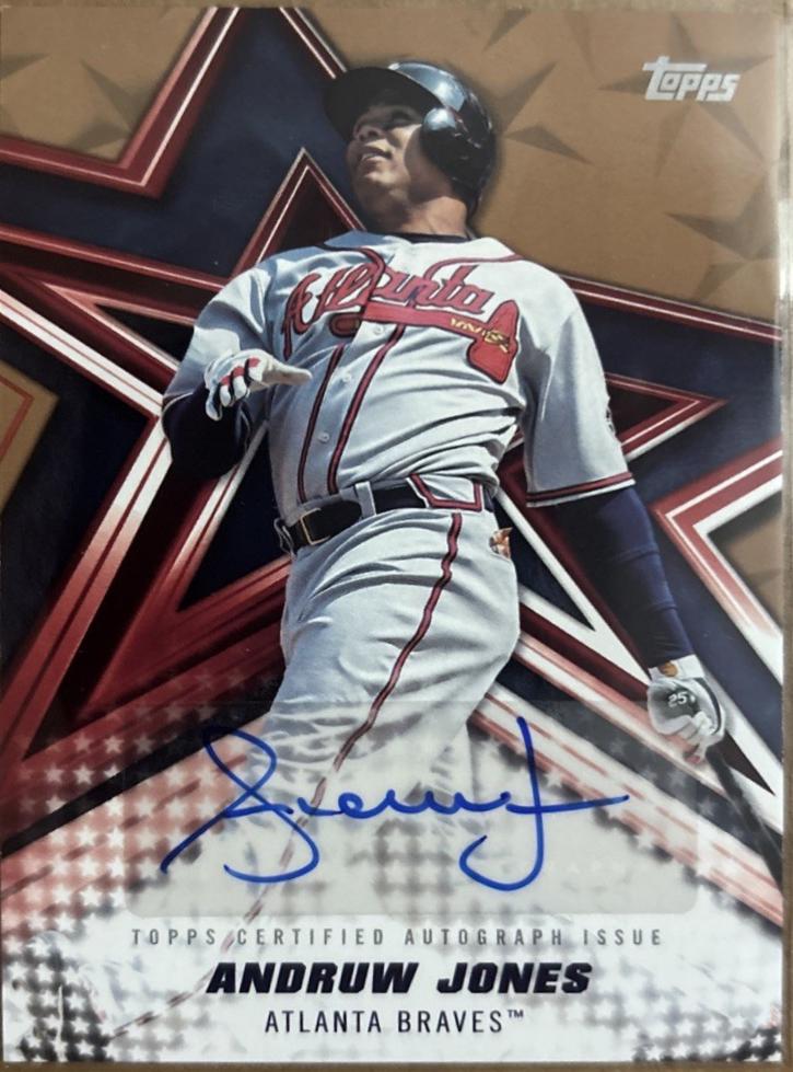 Andruw Jones [Gold Foil] #BSA-AJ