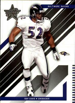 Ray Lewis #10 Football Cards 2004 Leaf Rookies & Stars