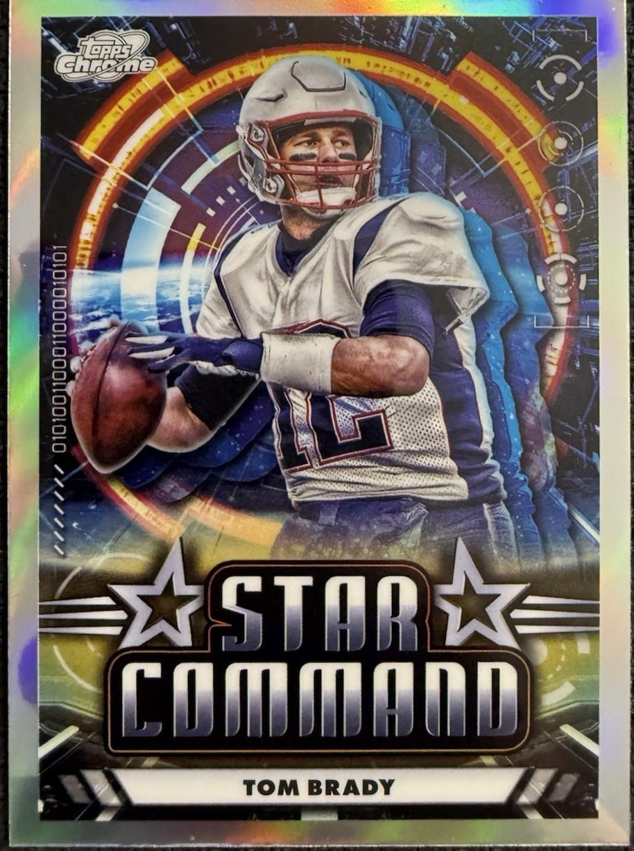 Tom Brady #SC-16 Football Cards 2024 Topps Cosmic Chrome Star Command