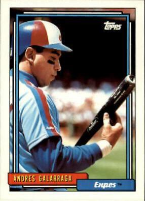 Andres Galarraga #240 Baseball Cards 1992 Topps