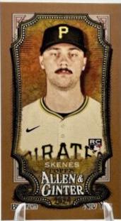 Paul Skenes [Gold Border Mini] #282 Baseball Cards 2024 Topps Allen & Ginter