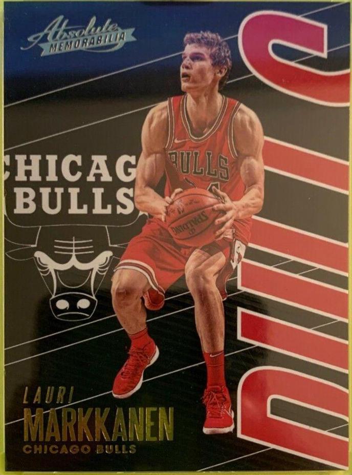 Lauri Markkanen #7 Basketball Cards 2018 Panini Absolute Memorabilia
