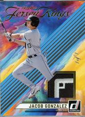 Jacob Gonzalez #1 Baseball Cards 2024 Donruss Prospect Jersey Kings Prices