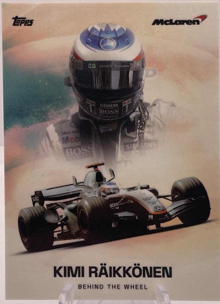Kimi Raikkonen [Behind the Wheel] Prices | 2025 Topps McLaren