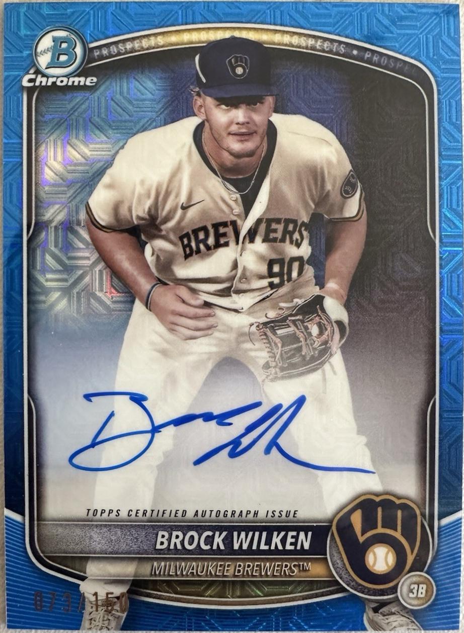 Brock Wilken [Blue Mojo Refractor] #BMA-BW