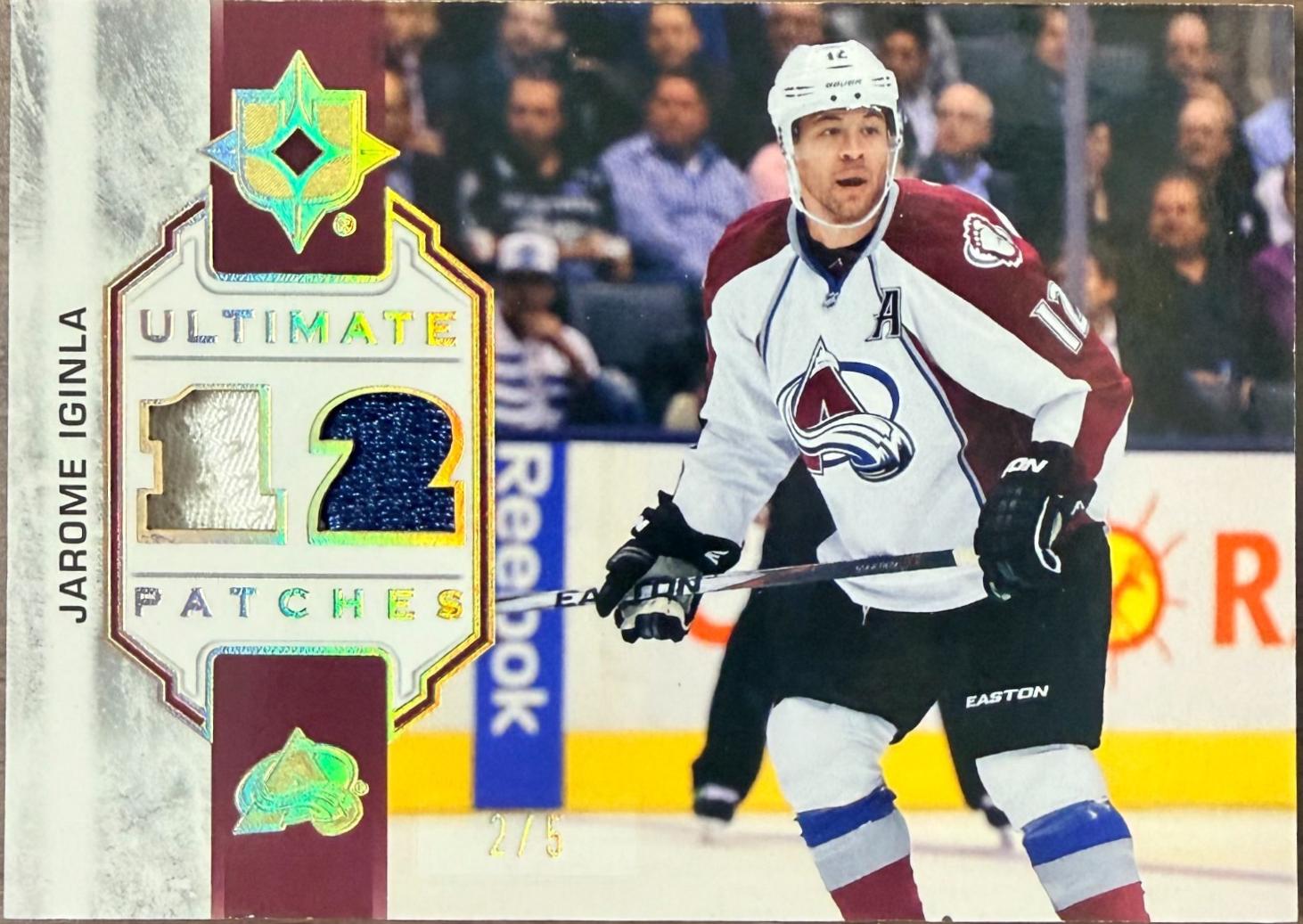 Jarome Iginla #UP-JI 2021 Ultimate Collection Patches Hockey