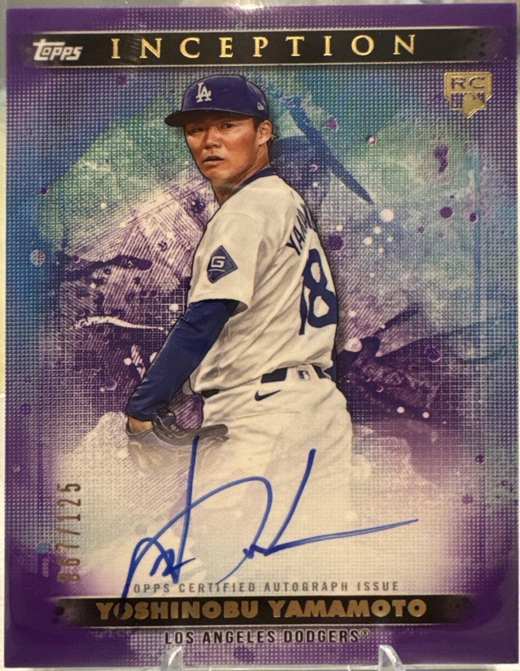 チャンス1234 Yoshinobu Yamamoto [Purple] #BRES-YY Prices [Rookie] | 2024 Topps