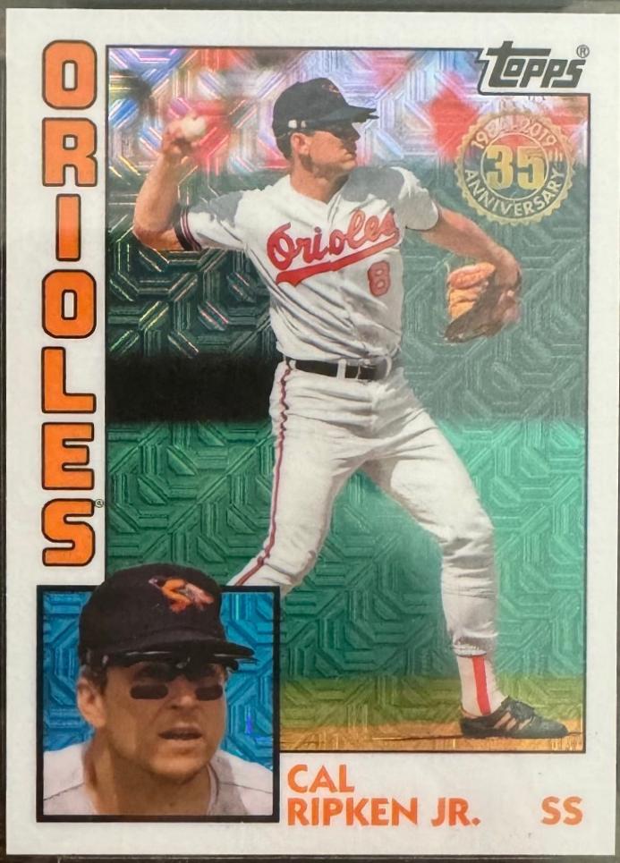 Cal Ripken Jr. #T84-50 2019 Topps Silver Pack 1984 Chrome Promo Baseball