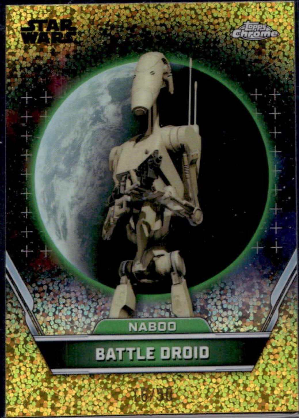 Battle Droid [Gold Galactic Dust Refractor] #55