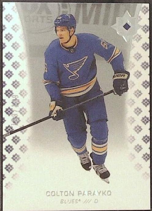 Colton Parayko #1 Hockey Cards 2020 Ultimate Collection