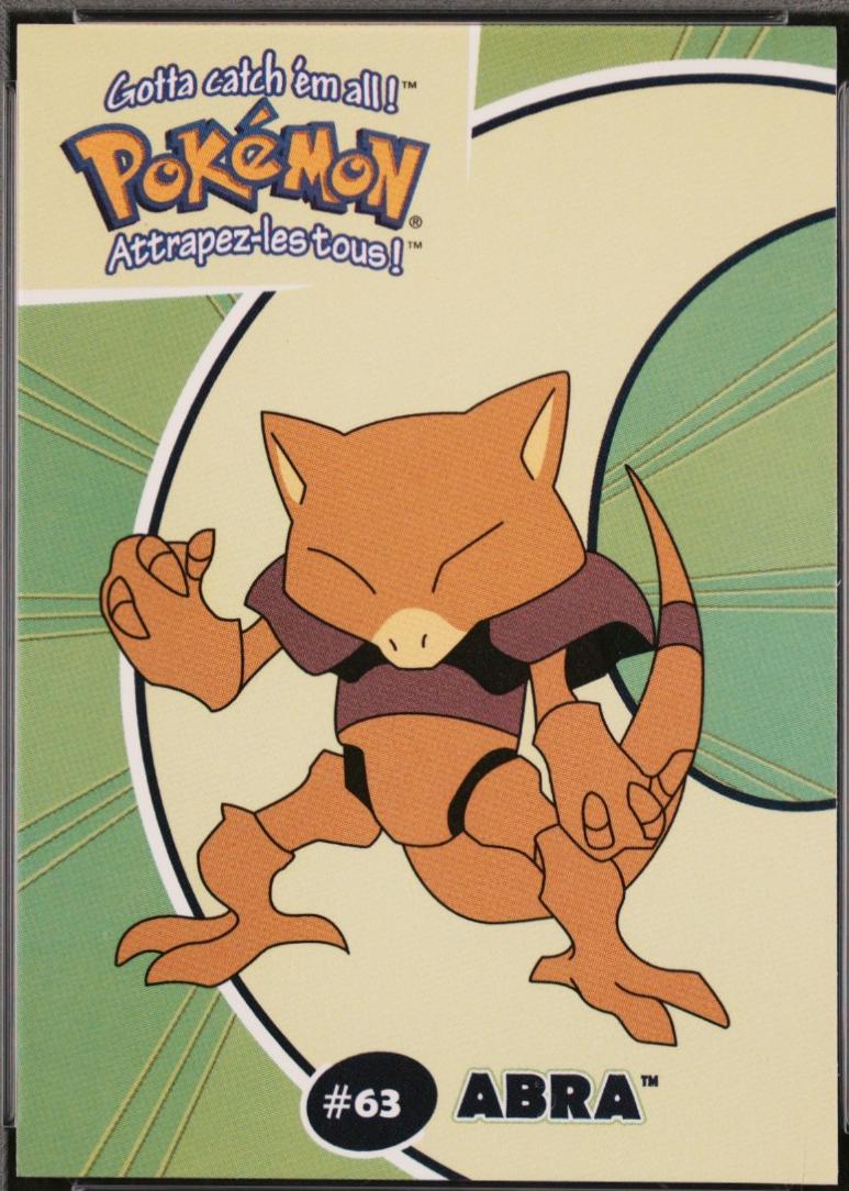 Tap to enlarge Abra, Pokemon Danone Stadium Tip