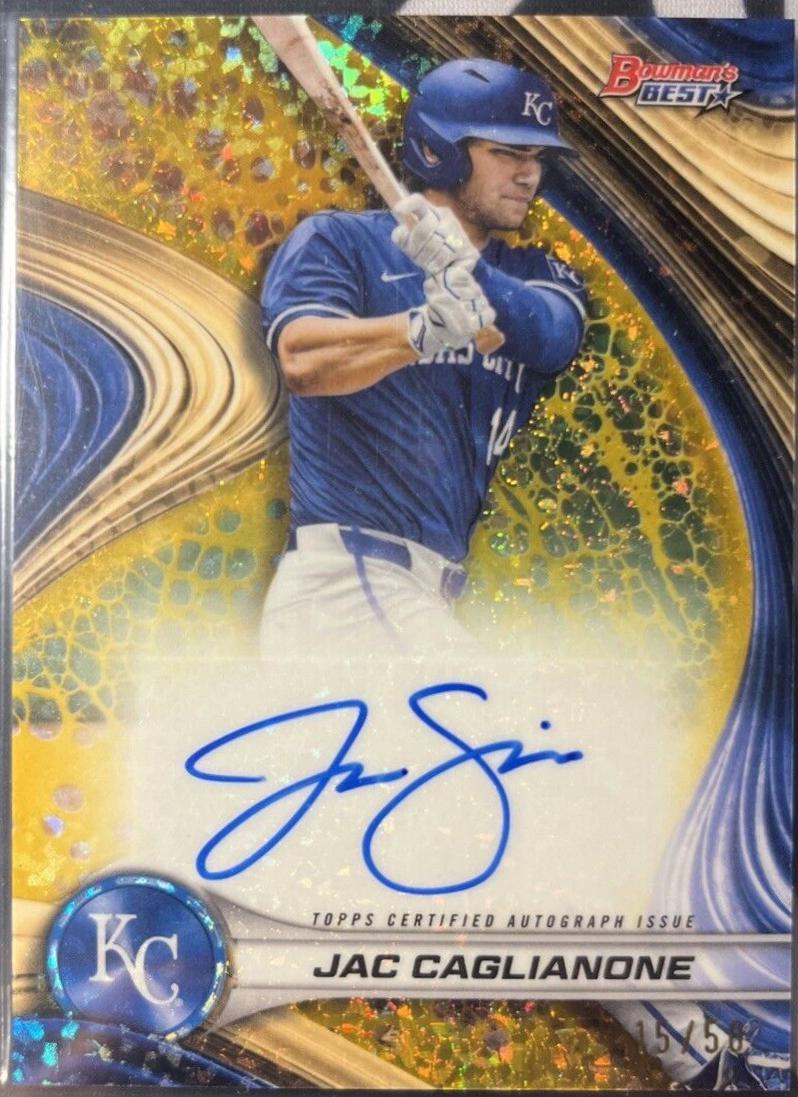 Jac Caglianone [Gold Mini-Diamond Refractor] #B24-JCE