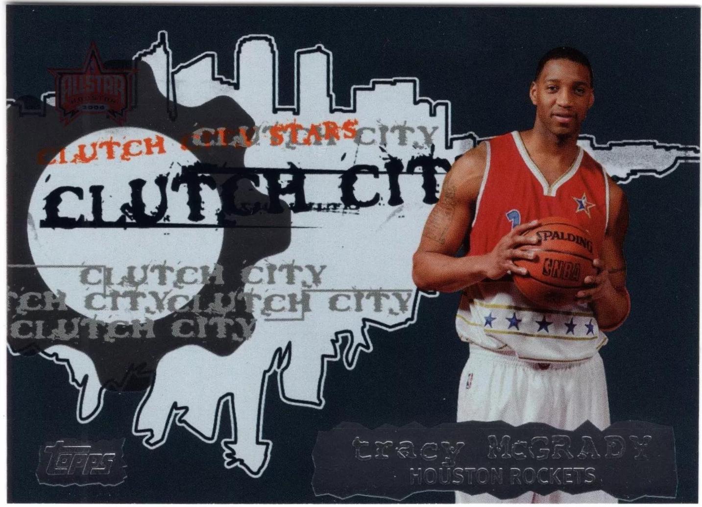 TRACY MCGRADY #CCS16 Basketball Cards 2006 Topps Clutch City Stars