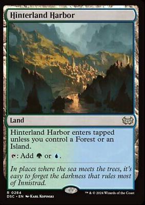 Hinterland Harbor #284 Magic Duskmourn: House of Horror Commander