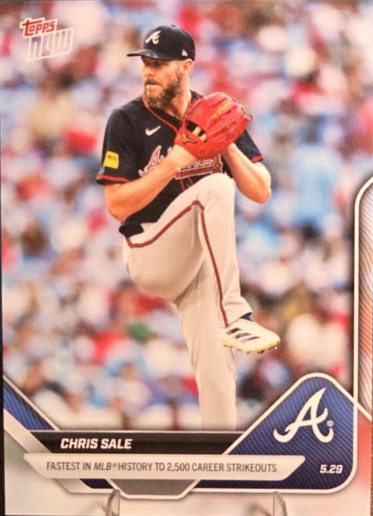 Chris Sale #233 2025 Topps Now Baseball