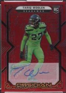 Tariq Woolen [Autograph Red Flood] #180