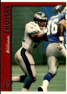 William Thomas #9 Football Cards 1997 Topps