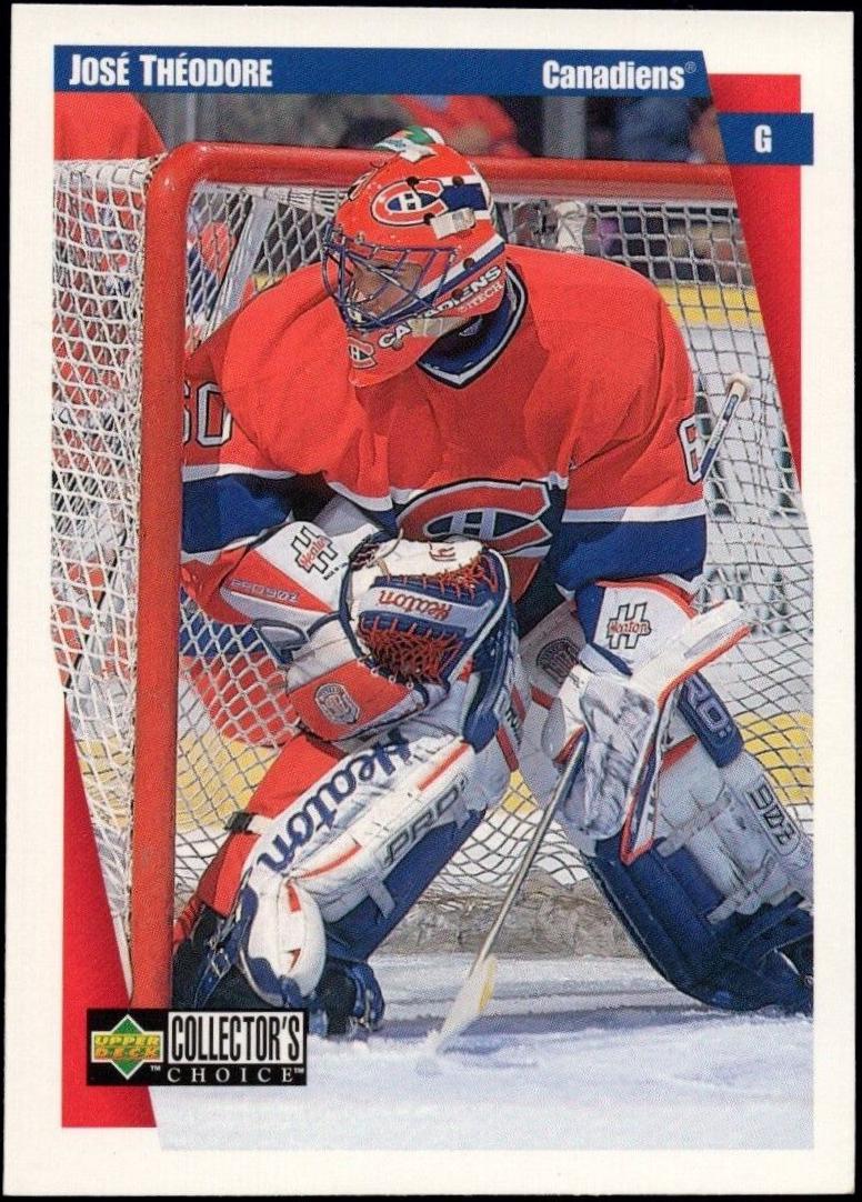 Jose Theodore #135 Hockey Cards 1997 Collector's Choice