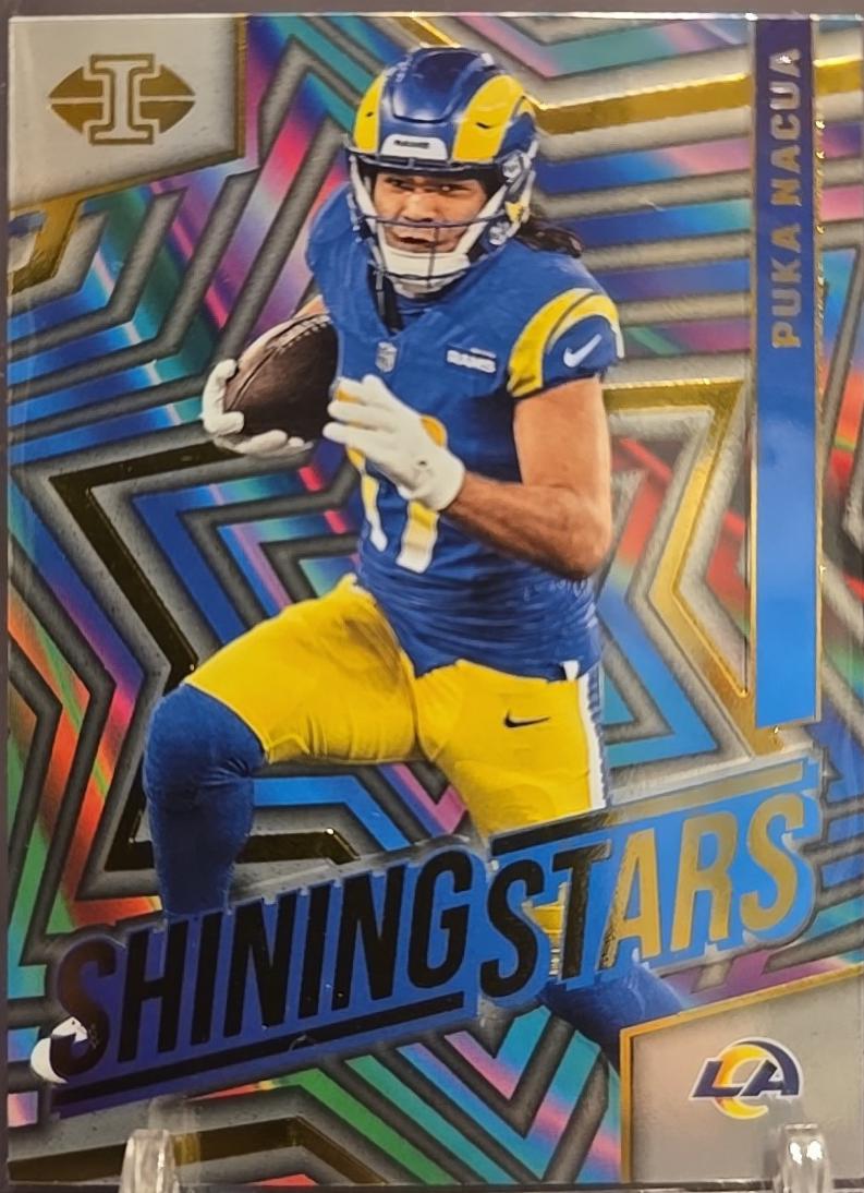 Puka Nacua #19 Football Cards 2024 Panini Illusions Shining Stars