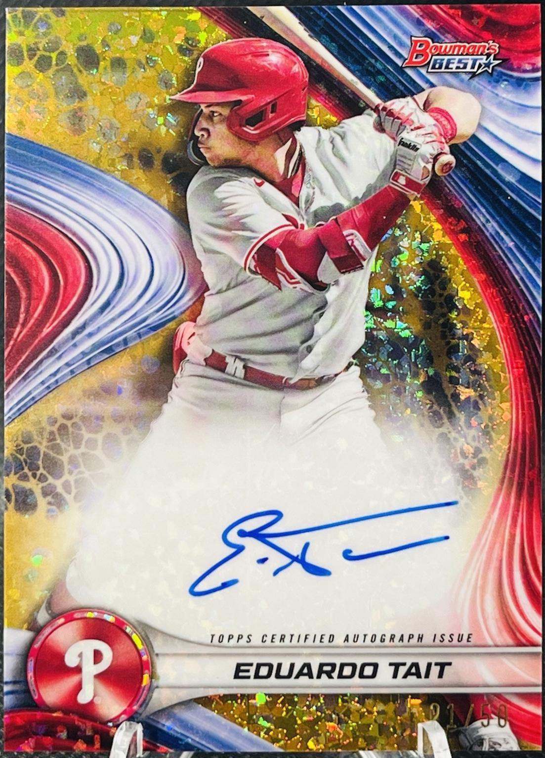 Eduardo Tait [Gold Mini-Diamond Refractor] #B24-ET