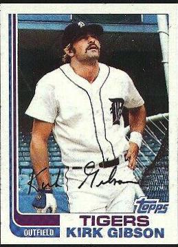 Kirk Gibson #105 Baseball Cards 1982 Topps