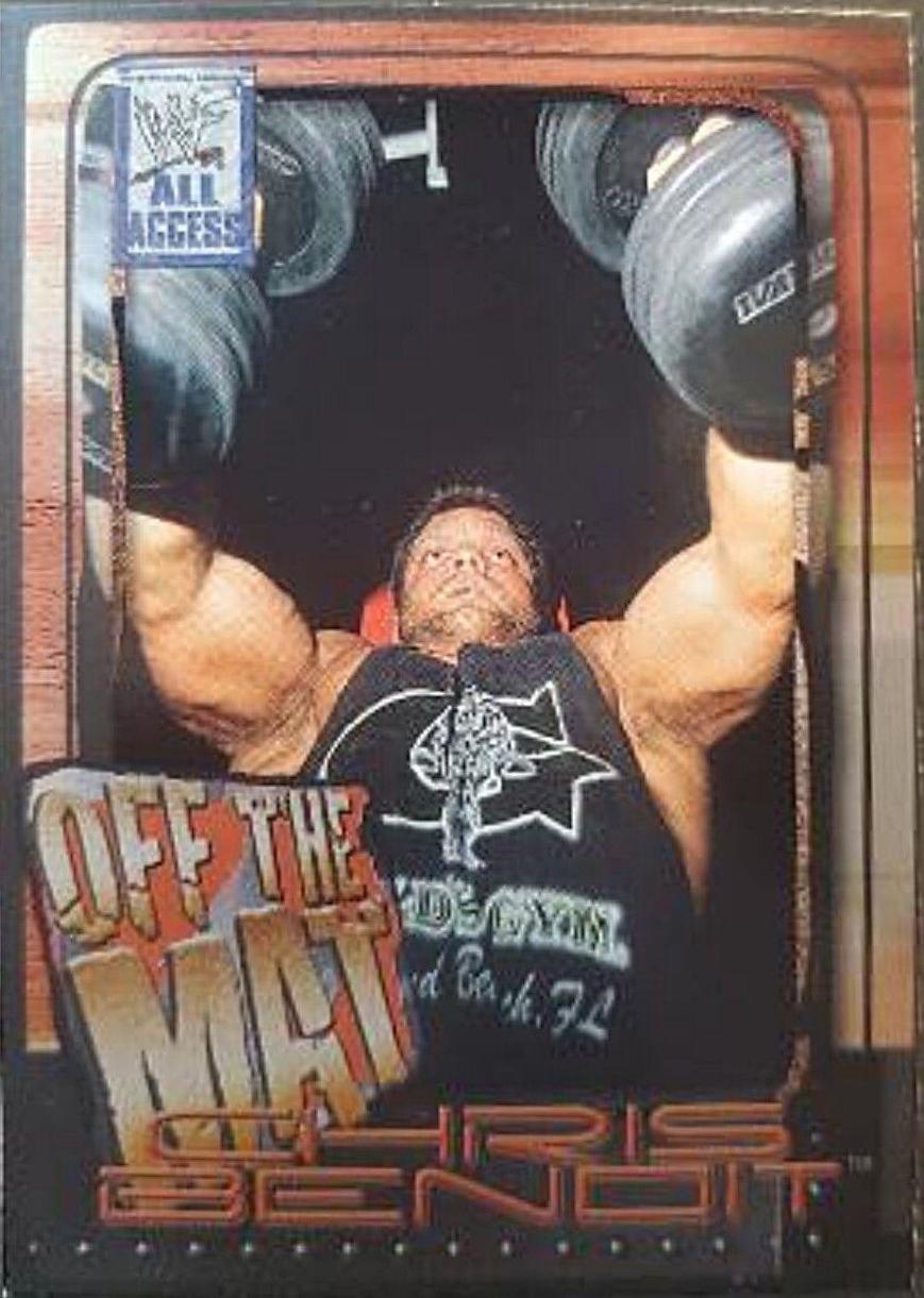 Chris Benoit #56 Wrestling Cards 2002 Fleer WWF All Access