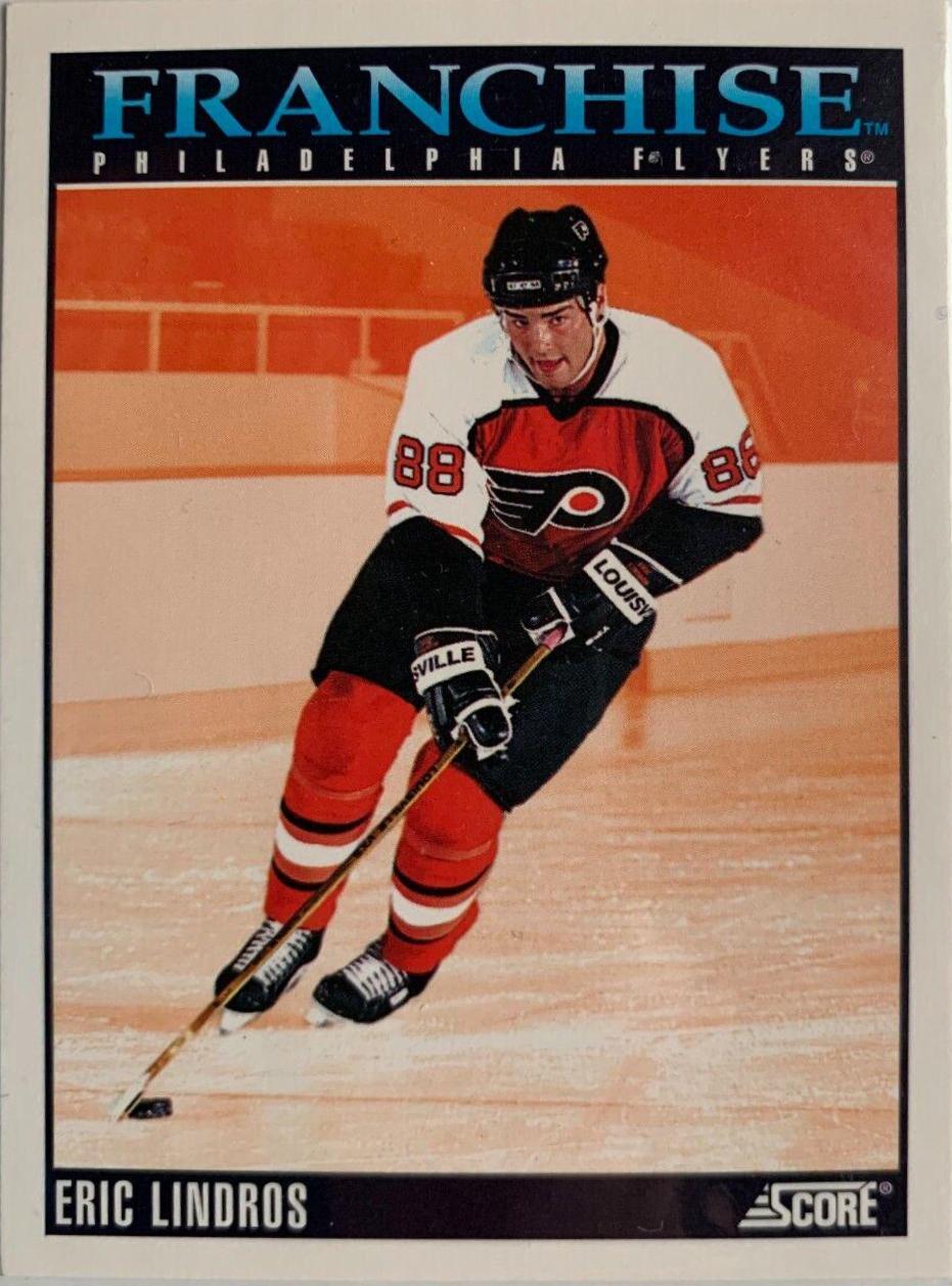 Eric Lindros #432 Hockey Cards 1992 Score Canadian