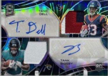Tank Bigsby #8 Football Cards 2023 Panini Spectra Rookie Autograph
