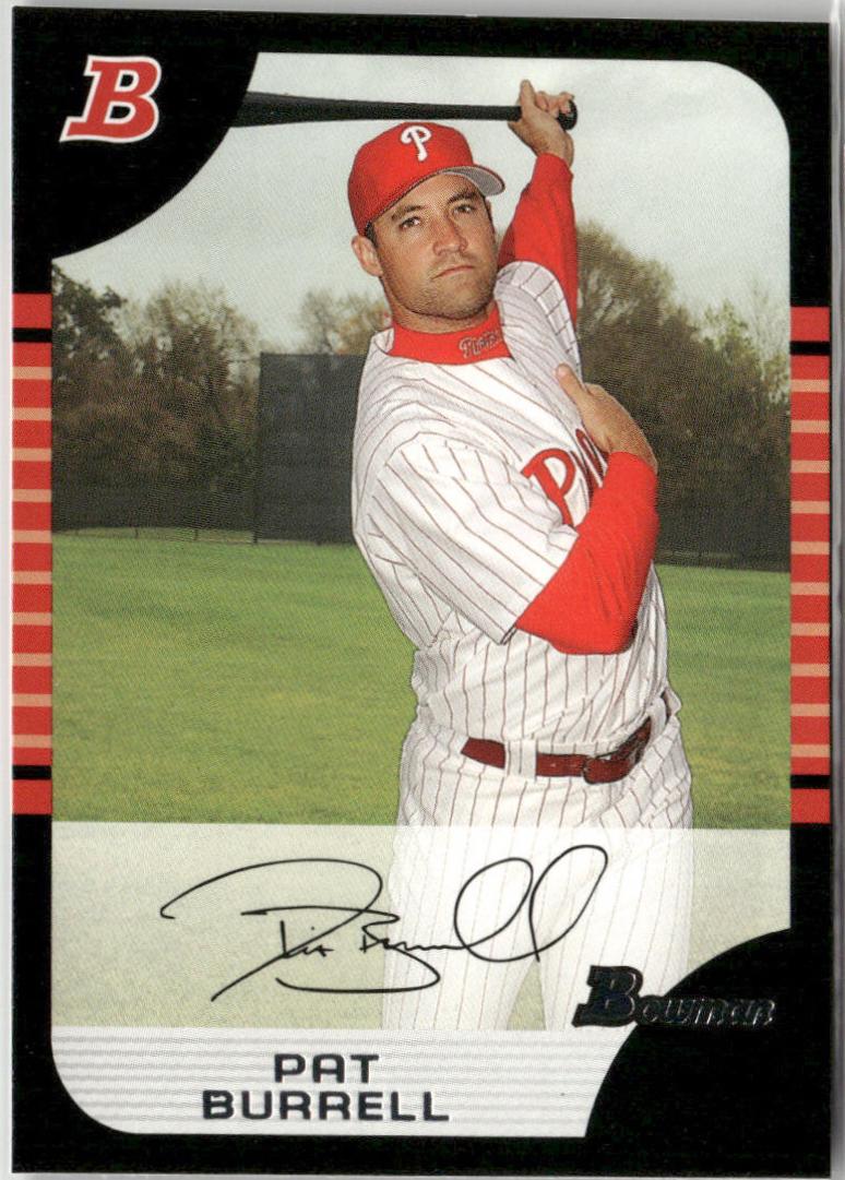 Pat Burrell #8 Baseball Cards 2005 Bowman