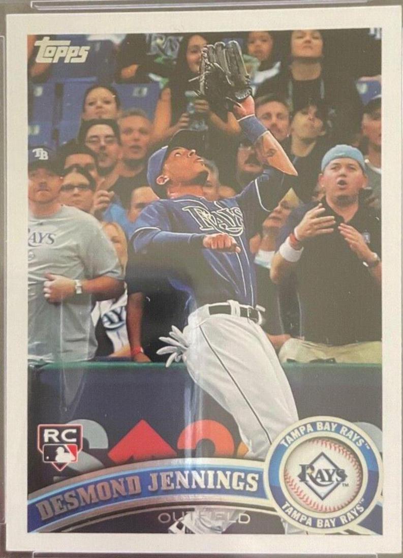 Desmond Jennings #80 Baseball Cards 2011 Topps