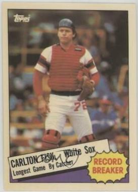 Carlton Fisk #1 Baseball Cards 1985 Topps Tiffany