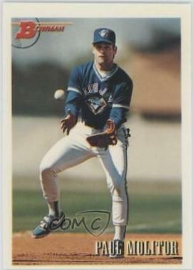 Paul Molitor #167 1993 Bowman Baseball