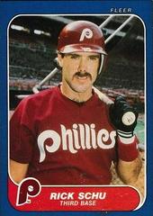 Rick Schu #451 Baseball Cards 1986 Fleer Prices