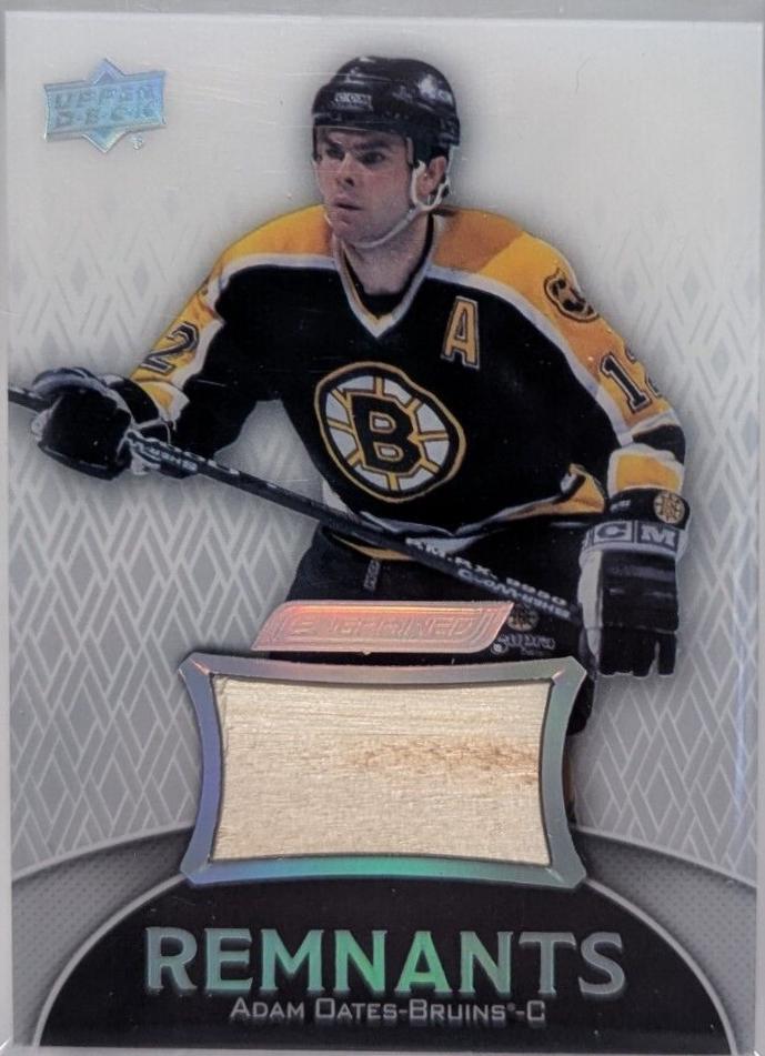 Adam Oates #R-AO Hockey Cards 2023 Upper Deck Engrained Remnants