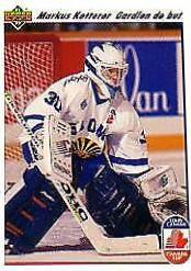 Markus Ketterer #23 Hockey Cards 1991 Upper Deck French
