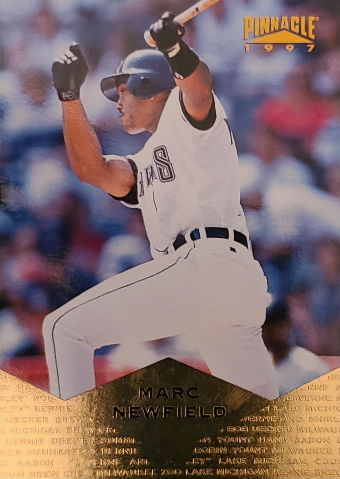 Marc Newfield #22 Baseball Cards 1997 Pinnacle