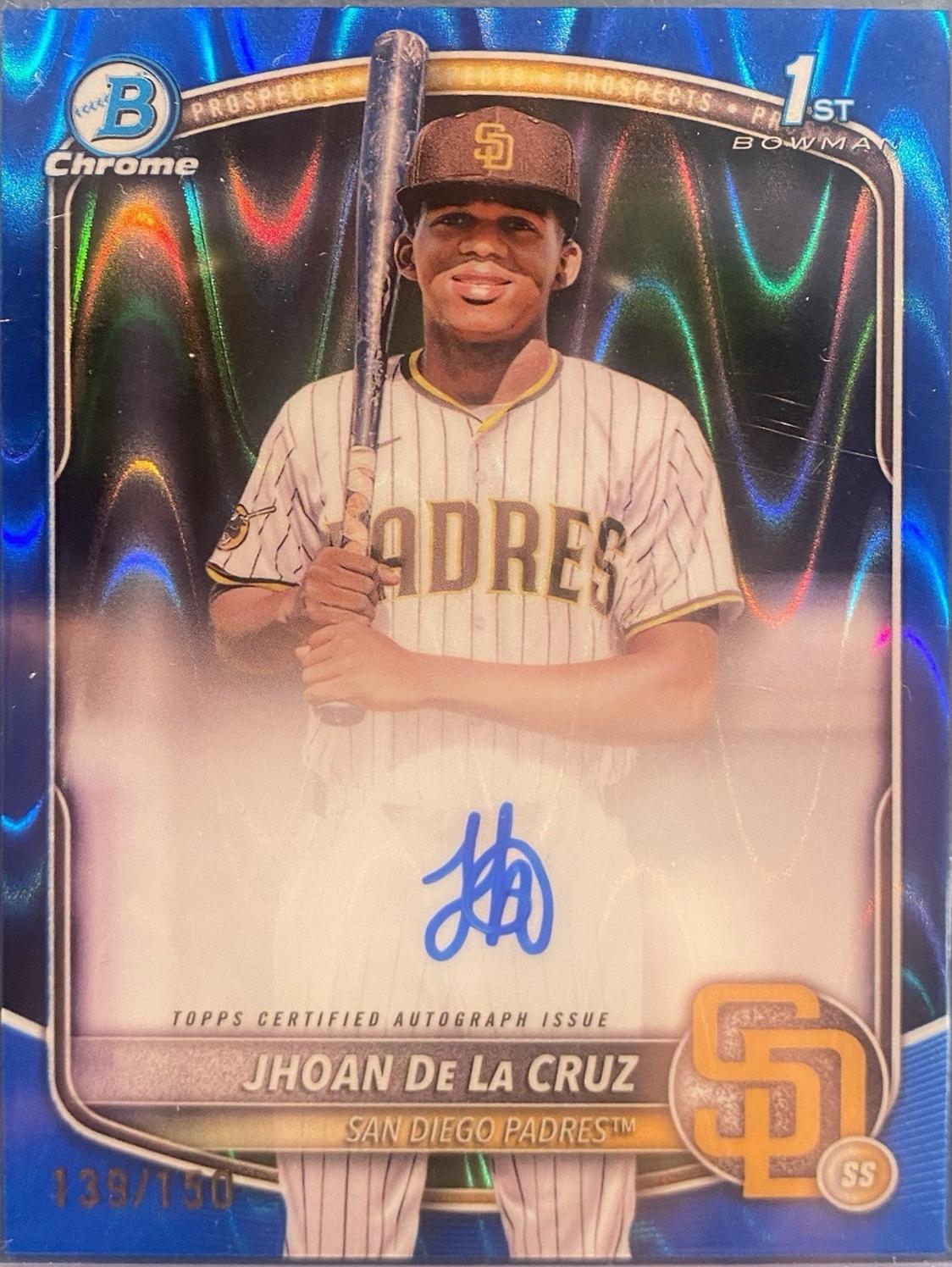 Jhoan De La Cruz [Blue RayWave Refractor] #CPA-JDL