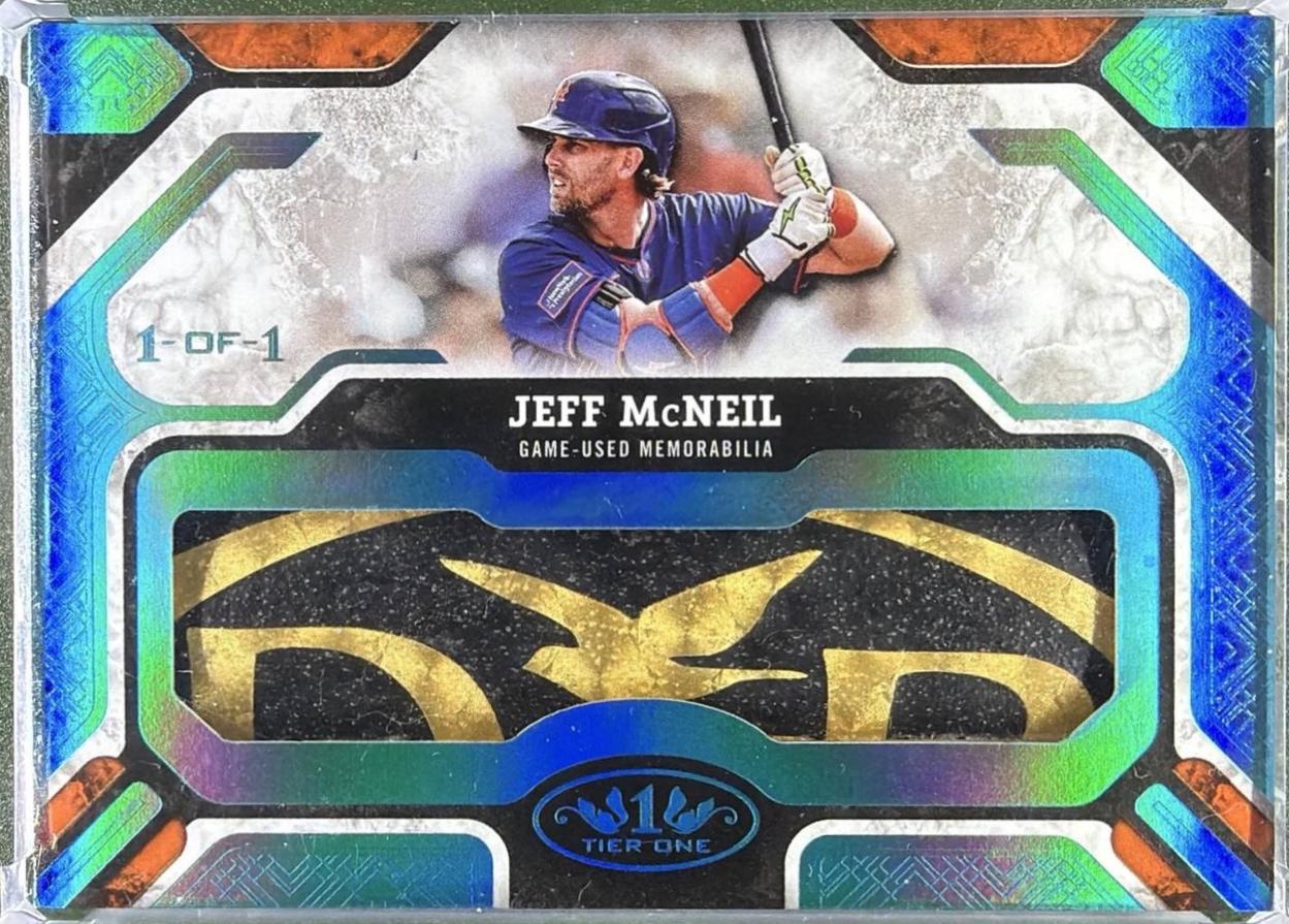 Jeff McNeil #T1LL-JMC 2025 Topps Tier One Limited Lumber I Baseball