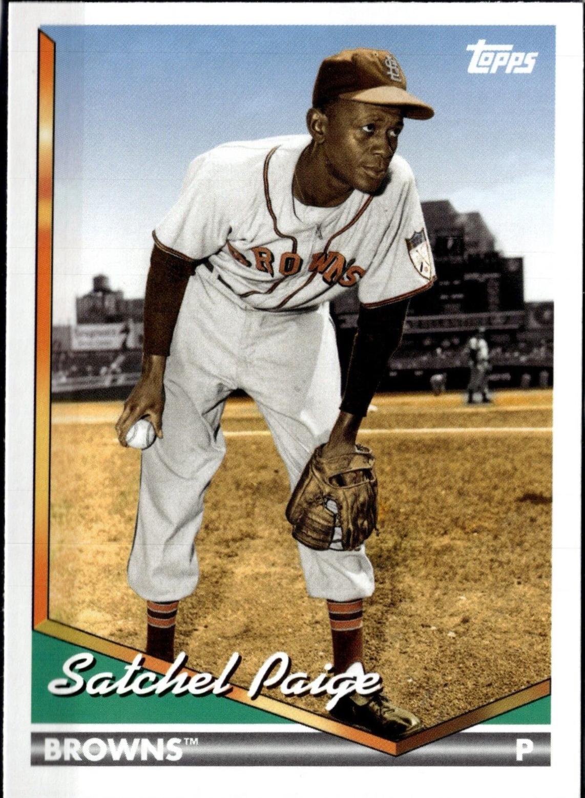 Satchel Paige #213 Baseball Cards 2024 Topps Archives