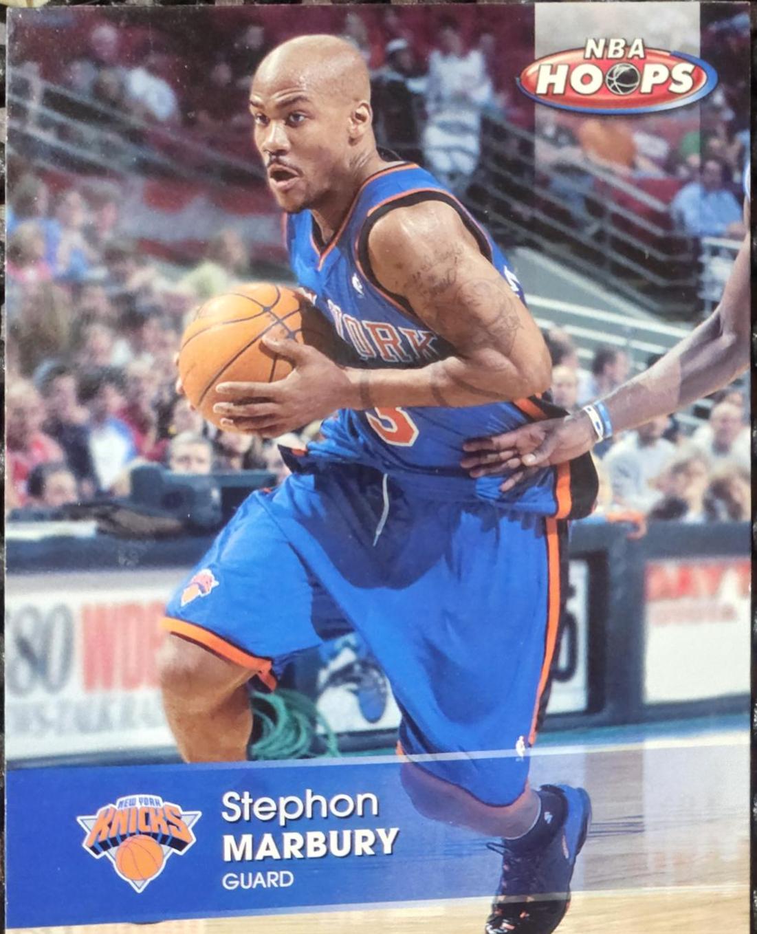 Stephon Marbury #91 Basketball Cards 2005 Hoops